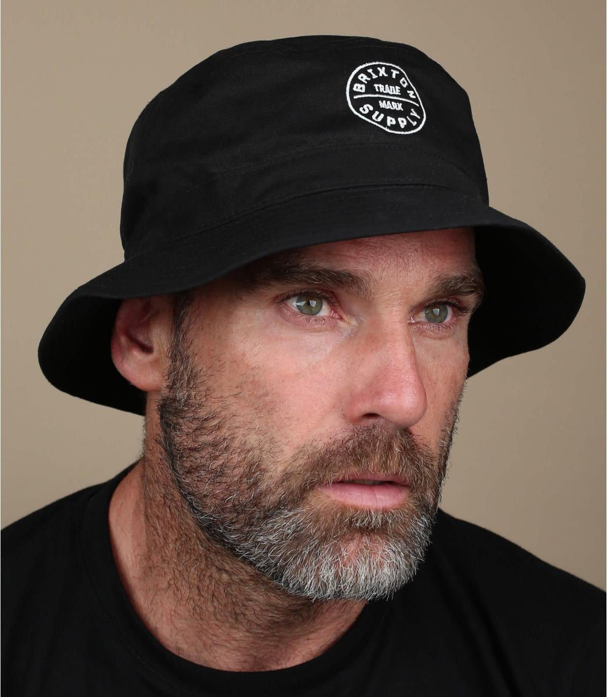gorro pescador negro Brixton Oath Bucket black gorro pescador negro Brixton Oath Bucket black